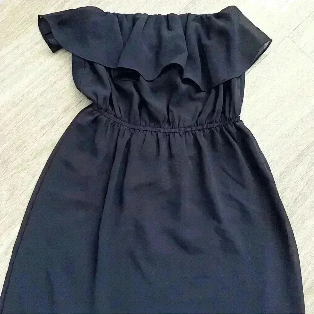 Alythea navy sleeveless mini dress - Picture 2 of 3